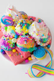 Unicorn Blondie Sundaes Recipe Rainbow Food Cute Desserts Unicorn Desserts