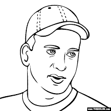 If you love your peyton manning please click like now! Peyton Manning Coloring Page