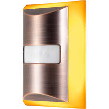 Ge Led Brushed Nickel Amber Glow Sleeplite Night Light 36244 The Home Depot