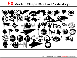 Rectangle tool / line tool, and select the custom shape tool. 2500 Free Custom Photoshop Shapes Inspirationfeed