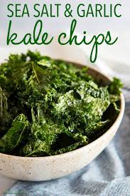 No Fail Sea Salt And Garlic Kale Chips Recipe Kale Chip Recipes Healthy Snacks Recipes Kale Chips Recipe Baked