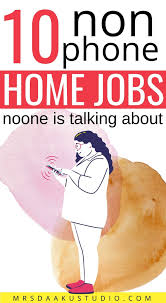 Non Phone Work From Home Jobs 50 Mega List In 2020 Work From Home Jobs Online Jobs From Home Working From Home