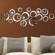 Diy 22 قطع جولات النقاط الدوائر مرآة سطح الكريستال ملصقات الحائط Diy أكريليك 3d غرفة المعيشة المنزل الجداريات ورق الحائط ديكور Parede 4 الألوان 2021 من Kambostore 31 83ر س موبايل Dhgate