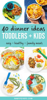 When busy weeknights get stressful, the last thing you want to do is cook a long and intricate meal. 40 Family Dinner Ideas For Kids Baby Foode
