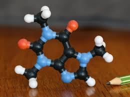 The xanthine core of the caffeine molecule contains two fused rings, a pyrimidinedione and imidazole. Caffeine Coffee Molecule 3xykq8ag8 By Molecule