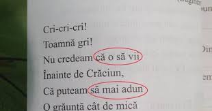 Peste dealuri zgribulite, peste tarini zdrentuite, a venit asa, deodata, toamna cea intunecata. Poezie Masacrata Balada Unui Greier Mic Modificata In Manualul De Limba Romana