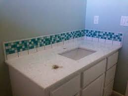 However, it was the tile backsplash that pulled the whole kitchen together nicely. Bathroom Vanity Backsplash