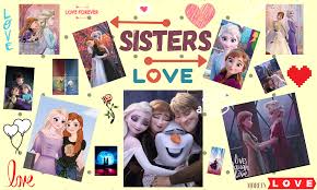 السا و آنا Elsa And Anna Sister Love Decor Electronic Products