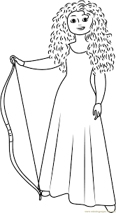 Merida coloring pages pin ronne nicole on coloring pages coloring pages. Merida Coloring Page For Kids Free Brave Printable Coloring Pages Online For Kids Coloringpages101 Com Coloring Pages For Kids