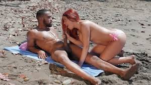 Beach is a perfect place for black bull to fuck awesome redhead - HD Porn  Tube