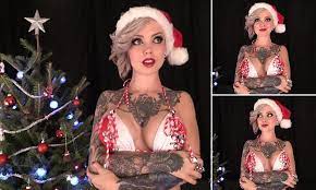 Woman with twerking breasts Sara X swaps Mozart for Jingle Bells in video |  Daily Mail Online