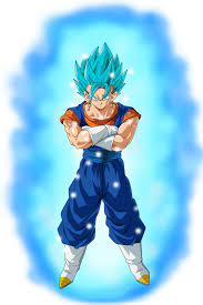 Vegito Blue Aura Super Saiyan Blue Dragon Ball Art