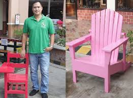 From Plastic Wastes To Useful Chairs Philippine Information Agency