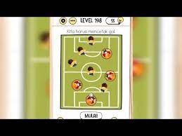 Kita harus mencetak gol brain test. Kunci Jawaban Brain Test Level 198 Kita Harus Mencetak Gol Atur Posisi Youtube