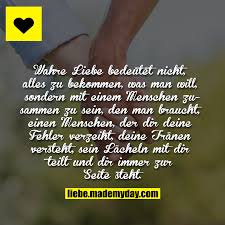 Wahre Liebe Bedeutet Nicht Alles Zu Bekommen Was Man Will Sondern Mit Einem Menschen Zusammen Zu Sein Den Man Braucht Wahre Liebe Liebe Gedanken Weisheiten