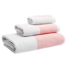 41 results for calvin klein towels. Calvin Klein Gio Hand Towel In White Pink Towel Collection Washing Clothes Pink Bedding