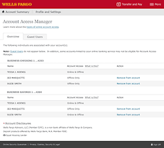 Your mobile carrier's message and data rates may apply. Account Access Management Wells Fargo Business Online Overview