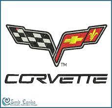 (94 patterns total) page 1 of 7: Chevrolet Corvette Logo Embroidery Design Emblanka