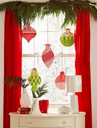 Decorate your mantle with greenery, then add ribbons and ornaments for a pop of color. 70 Awesome Christmas Window Decor Ideas Digsdigs