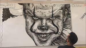 Create digital artwork to share online and export to popular image formats jpeg, png, svg, and pdf. Pennywise Timelapse Whiteboard Drawing Youtube