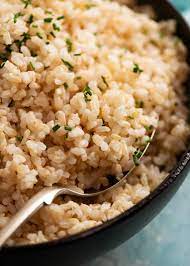 Rice cookers with a brown rice setting should have water level measure lines in the pot for both plain white rice and brown rice. How To Cook Brown Rice Recipetin Eats
