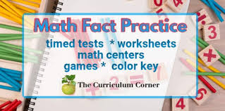Math Facts Archives The Curriculum Corner 123