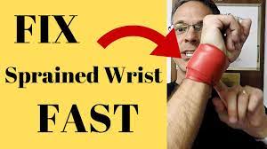 How To Heal A Sprained Wrist Really Fast - Youtube