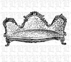 Bedroom Furniture Clipart Black And White Antique Victorian Furniture Sofa Chair Vintage Clip Art Illustrations High Quality 30 Victorian Furniture Furniture Design Sketches Victorian Bedroom Furniture