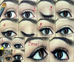 To apply eyeliner, you draw a line. How To Apply Liquid Eyeliner Perfectly Step By Step Picture Tutorial