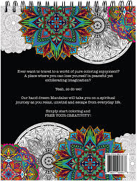 Download Mandala Coloring Book For Adults With Thick Artist Quality Paper Hardback Covers And Spiral Binding By Colorit Colorit Terbit Basuki 9780996511216 Amazon Com Books
