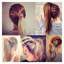 Thus, the top knots, updos, twists , french braids , dutch braids, fishtail braids, double braids, micro braids , and cornrows , are not only for women but also for your little girls too. Designer Clothes Shoes Bags For Women Ssense Braided Ponytail Hairstyles Hairstyle Chic Ponytail