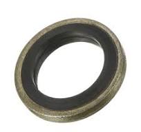 Uxcell M10 15.5x10x2mm Carbon Steel Nitrile Rubber Bonded Sealing Washers,  5 Pack