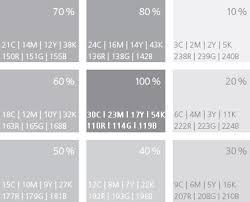 Grey Colour Palette