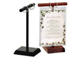 Menu Stands Restaurant Table Tents Table Stands And Card