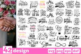 Download 42 Designs Wedding For Cricut Graphic By Svgocean Creative Fabrica PSD Mockup Templates