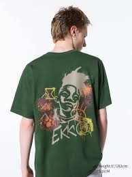 Men's Arcane League of Legends UT Graphic T-Shirt | Dark Green | 2XS | Uniqlo US