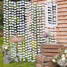 Ginger Ray Floral Backdrop White Floral Backdrop Wedding Floral Backdrop Flower Backdrop