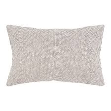 Ines Pearl Grey Decorative Pillow 14 X 22 Cotton Grey Decorative Pillow Pillows Decorative Pillows