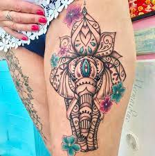 Maybe you would like to learn more about one of these? 50 Vibrant Colorful Tattoos Elephant Thigh Tattoo Colorful Elephant Tattoo Elephant Tattoos