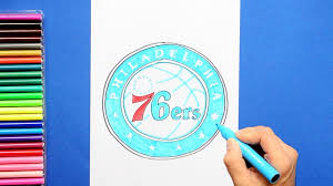 There are 77 76ers logo for sale on etsy, and they cost £10.01 on average. How To Draw Philadelphia 76ers Logo Nba Team Youtube