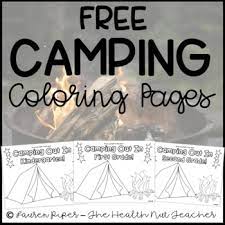 Here are eight fun addition roll, add and color worksheets that are perfect for math centers or fast finishers! Camping Themed Classroom Coloring Pages Tpt