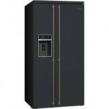 Smeg Sbs8004ao Frigorifero Antracite Side By Side Kuhlschrank Schwarz Side By Side Kuhlschrank Kuche Kaufen