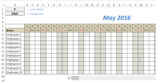 Free Excel Leave Tracker Template Updated For 2019