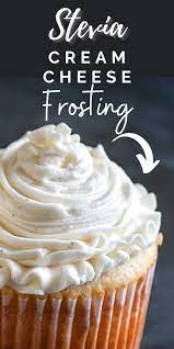 How To Make A Sugar Free Cream Cheese Frosting Using Stevia In 2021 Sugar Free Desserts Sugar Free Sweets Diy Sugar Cookies