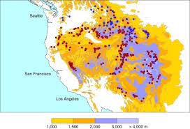 Western Us Snowpack Map Large Near-Term Projected Snowpack Loss Over The Western United States |  Nature Communications