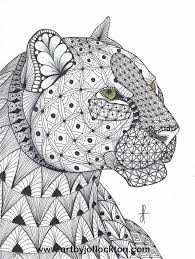 Tree coloring page animal coloring pages colouring pages adult coloring pages coloring books top 25 free printable leopard coloring pages online. Tangled Leopard Animal Coloring Pages Coloring Pages Zentangle Animals