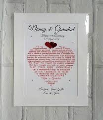 Ruby Anniversary Gift Unframed Grandparents Ruby Anniversary Etsy Ruby Anniversary Gifts Ruby Wedding Anniversary Gifts Anniversary Gifts