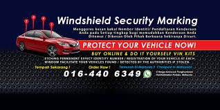 Maybe you would like to learn more about one of these? Windshield Security Markings Posts Facebook