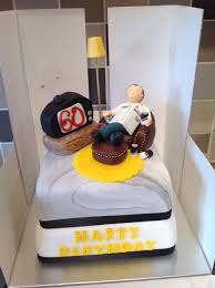 Armchair Cake Man Asleep On Chair Remote Control Beer Newspaper Retro Tv Sugarpaste Icing Birthday Dad Birthday Cakes Dad Cake Birthday Cakes For Men