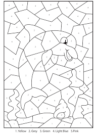 Funny numbers coloring page : Color By Number Printable Fun 101 Coloring